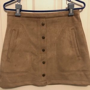 Junior size Medium HYFVE HYFVE HYFVE Faux Suede Mini Skirt